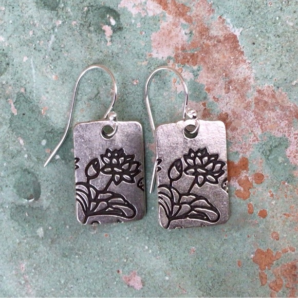 Sterling Silver Sundance Charm Earrings - Picture 3 of 8